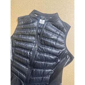 Nike Aeroloft 800 Fill Running Vest Womens M Black Lightweight Sleeveless 200$